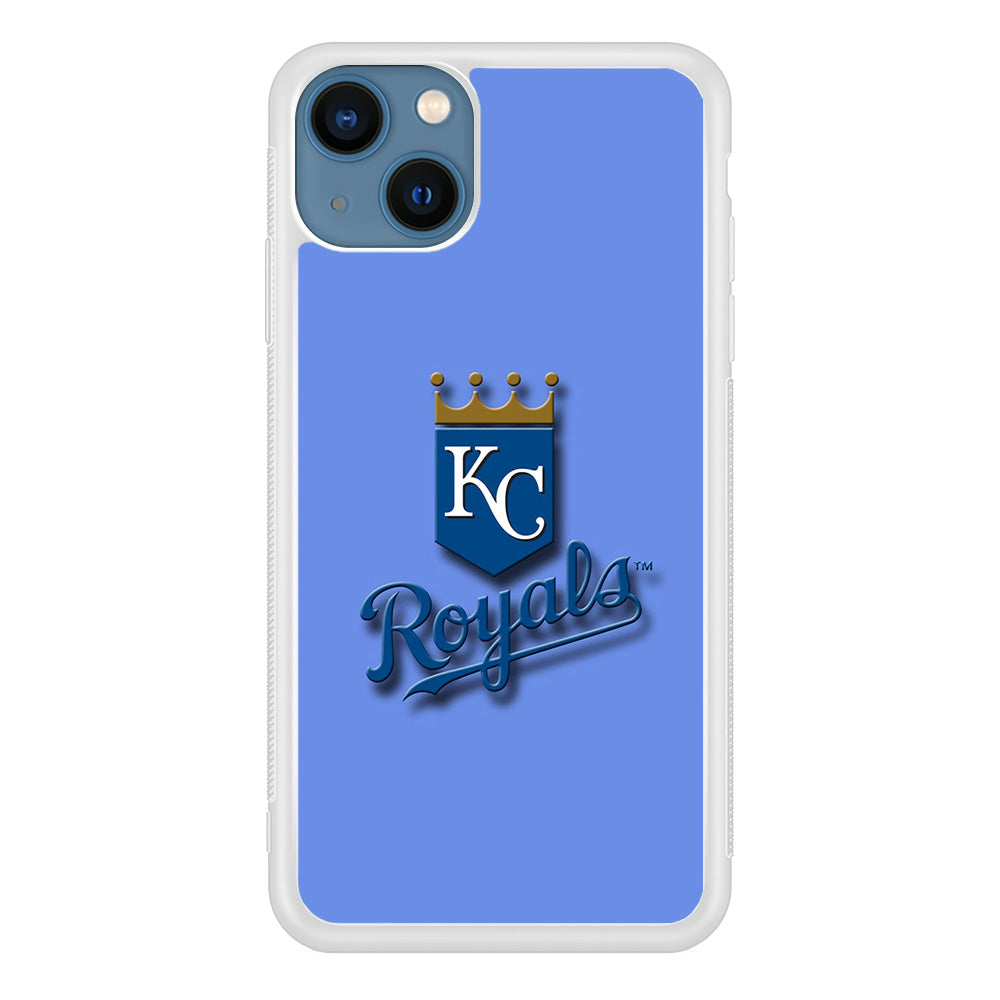 Baseball Kansas City Royals MLB 002 iPhone 13 Mini Case-Phone Case-Rubber White (2D Case)-Altracase