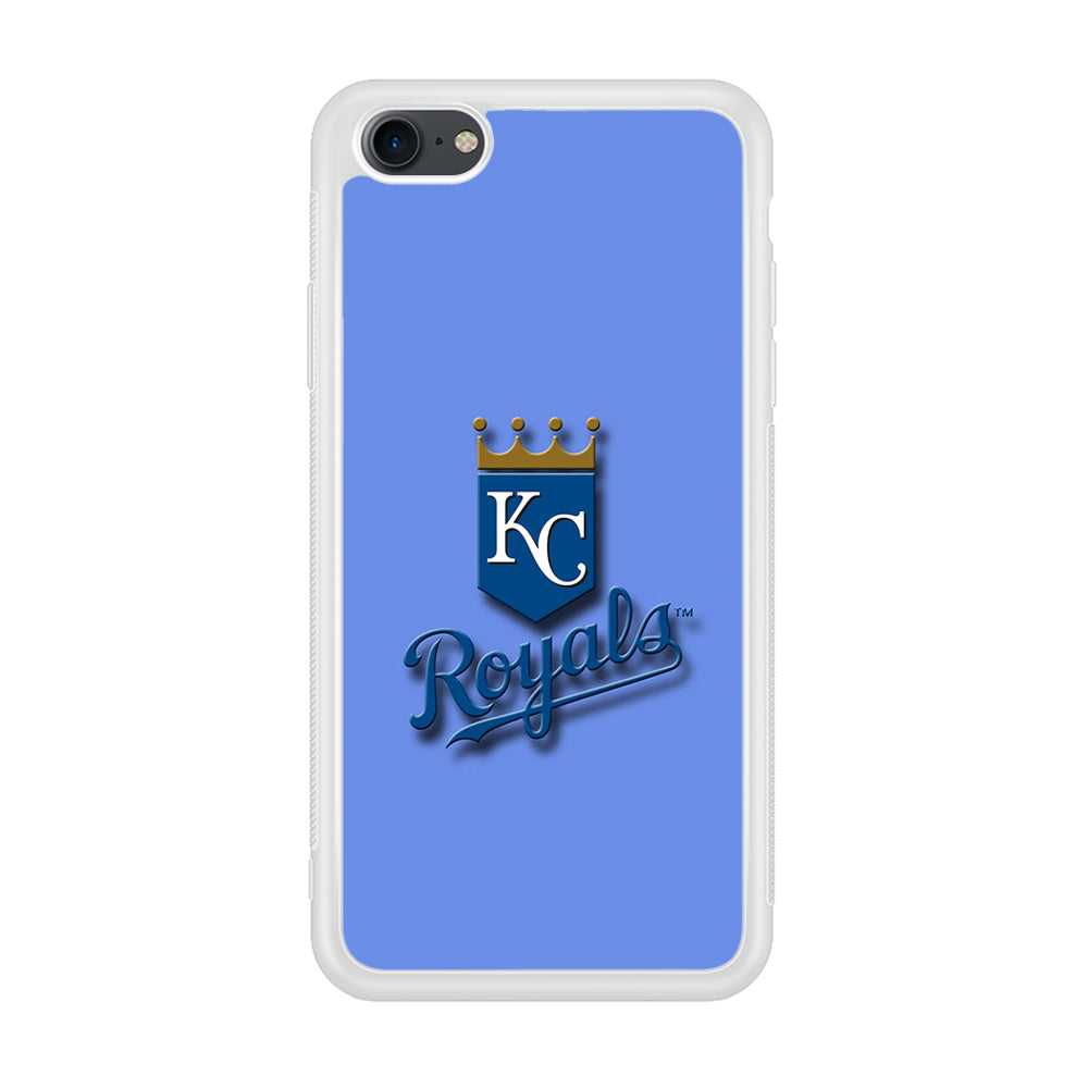 Baseball Kansas City Royals MLB 002 iPhone 7 Case-Phone Case-Rubber White (2D Case)-Altracase