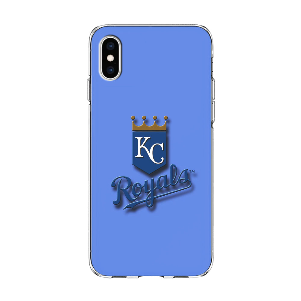 Baseball Kansas City Royals MLB 002 iPhone Xs Max Case-Phone Case-Clear Soft Case-Altracase