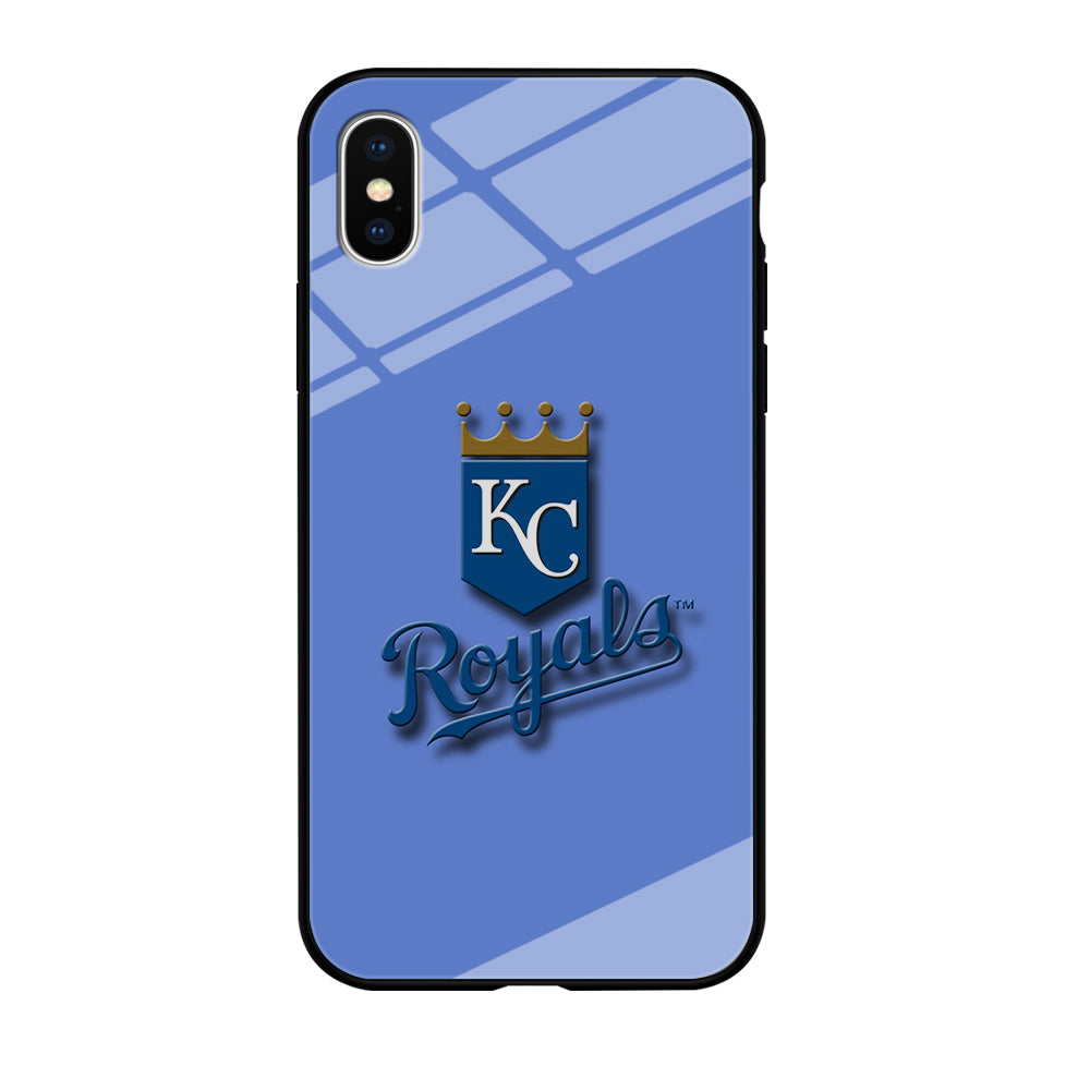 Baseball Kansas City Royals MLB 002 iPhone Xs Max Case-Phone Case-Tempered Glass Case-Altracase