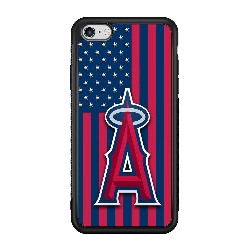 Baseball Los Angeles Angels MLB 001 iPhone 6 | 6s Case-Phone Case-Rubber Black (2D Case)-Altracase