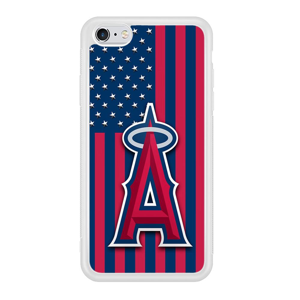 Baseball Los Angeles Angels MLB 001 iPhone 6 | 6s Case-Phone Case-Rubber White (2D Case)-Altracase