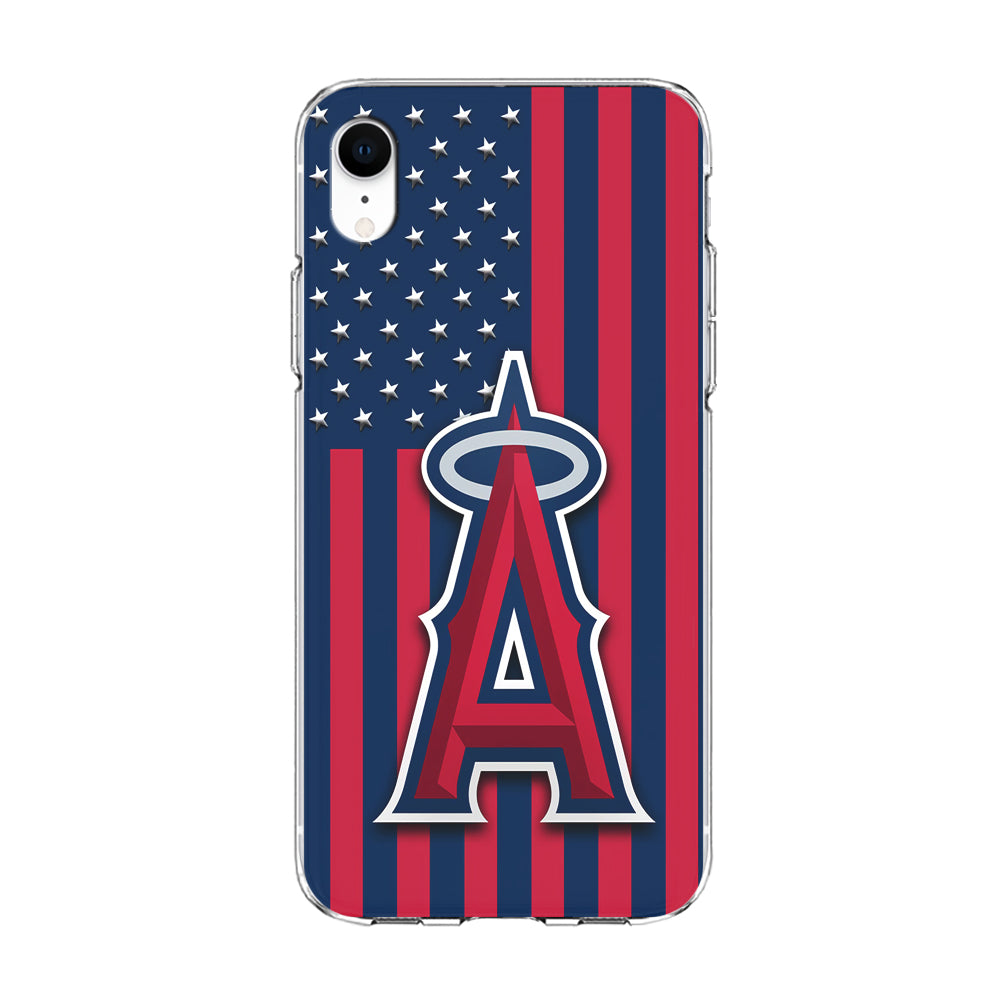Baseball Los Angeles Angels MLB 001 iPhone XR Case-Phone Case-Clear Soft Case-Altracase