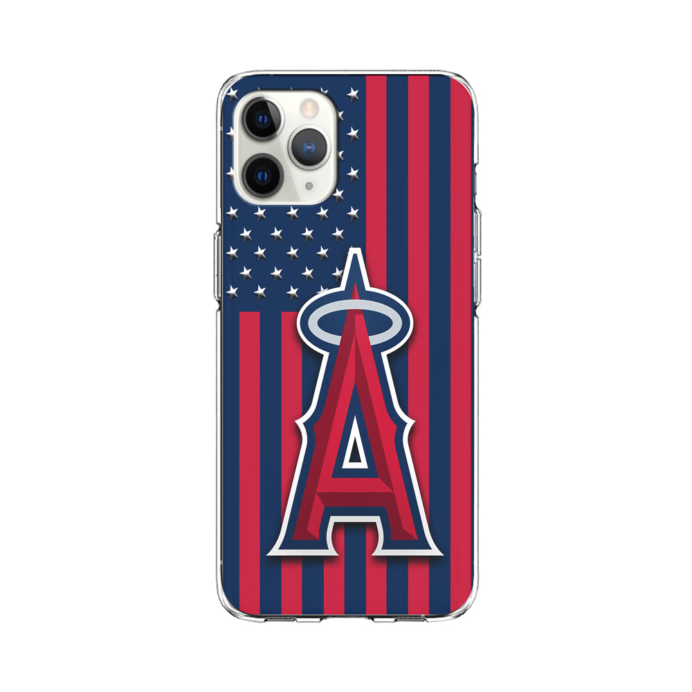 Baseball Los Angeles Angels MLB 001 iPhone 11 Pro Max Case-Phone Case-Clear Soft Case-Altracase