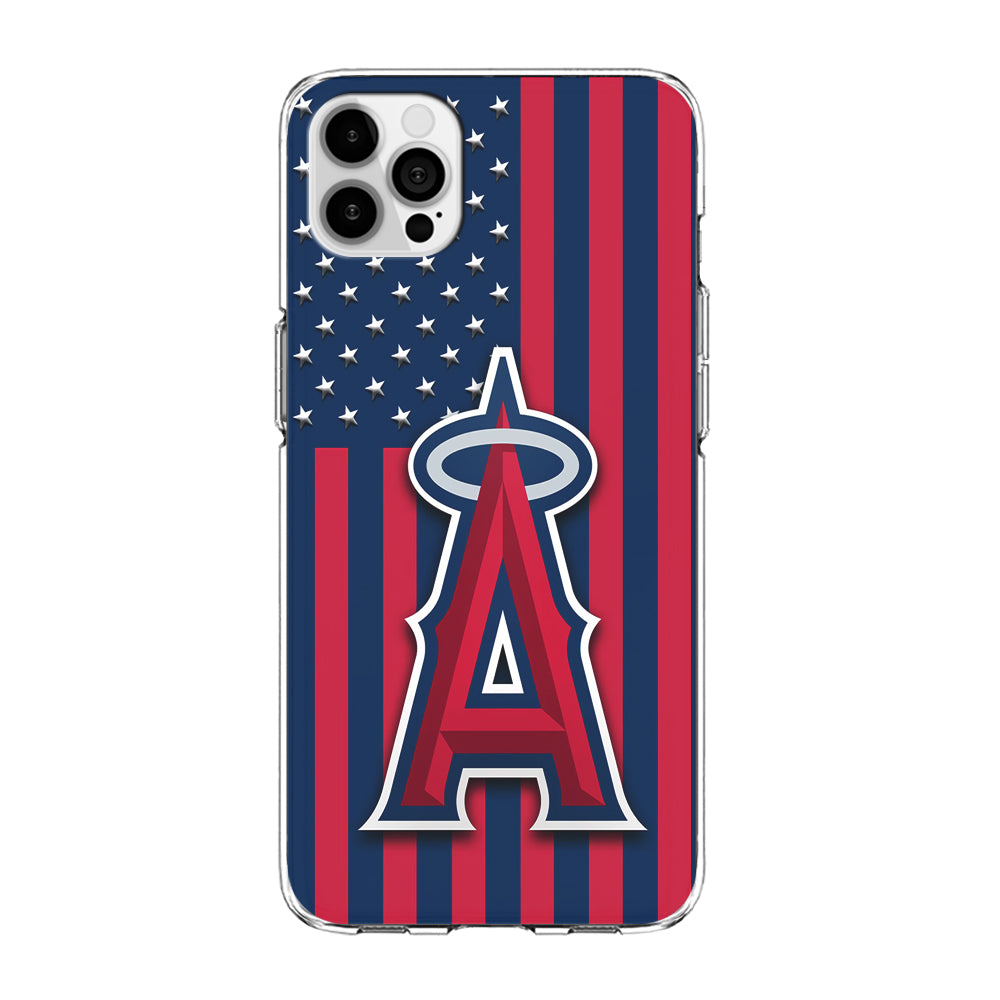 Baseball Los Angeles Angels MLB 001 iPhone 15 Pro Case-Phone Case-Clear Soft Case-Altracase