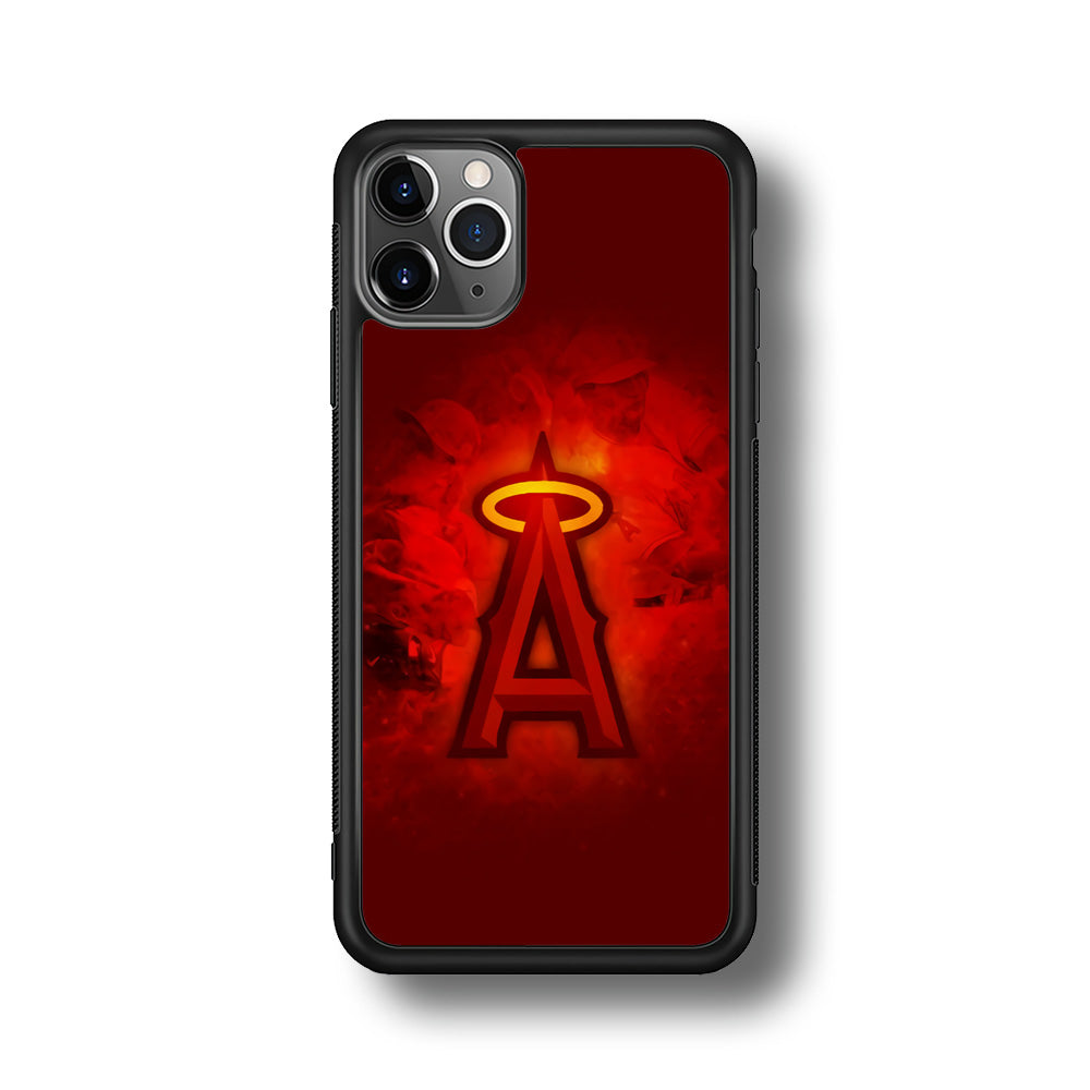 Baseball Los Angeles Angels MLB 002 iPhone 11 Pro Case-Phone Case-Rubber Black (2D Case)-Altracase