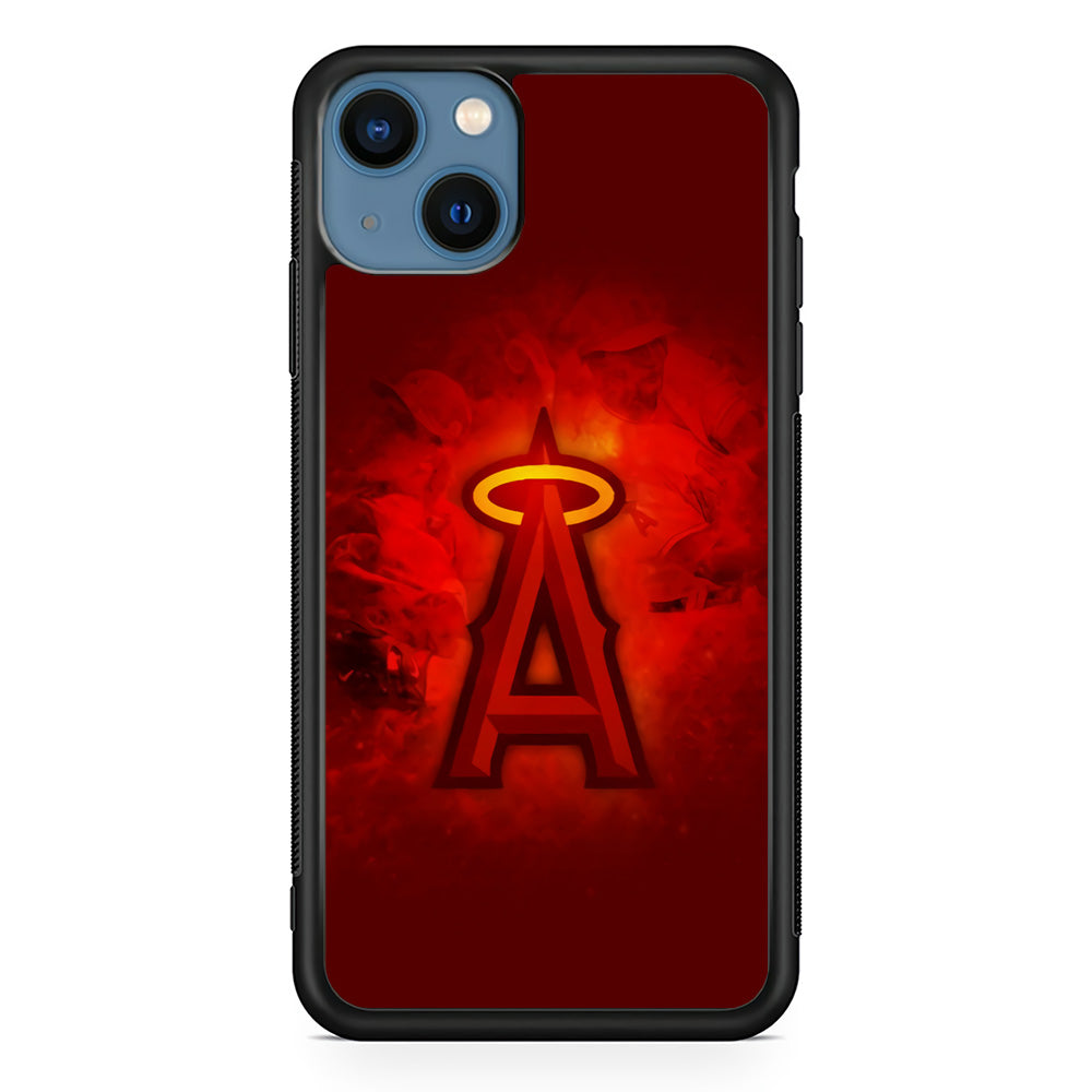 Baseball Los Angeles Angels MLB 002 iPhone 13 Case-Phone Case-Rubber Black (2D Case)-Altracase