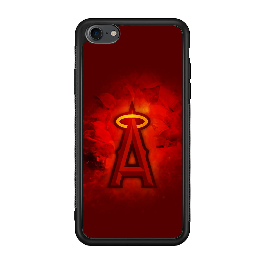 Baseball Los Angeles Angels MLB 002 iPhone 7 Case-Phone Case-Rubber Black (2D Case)-Altracase