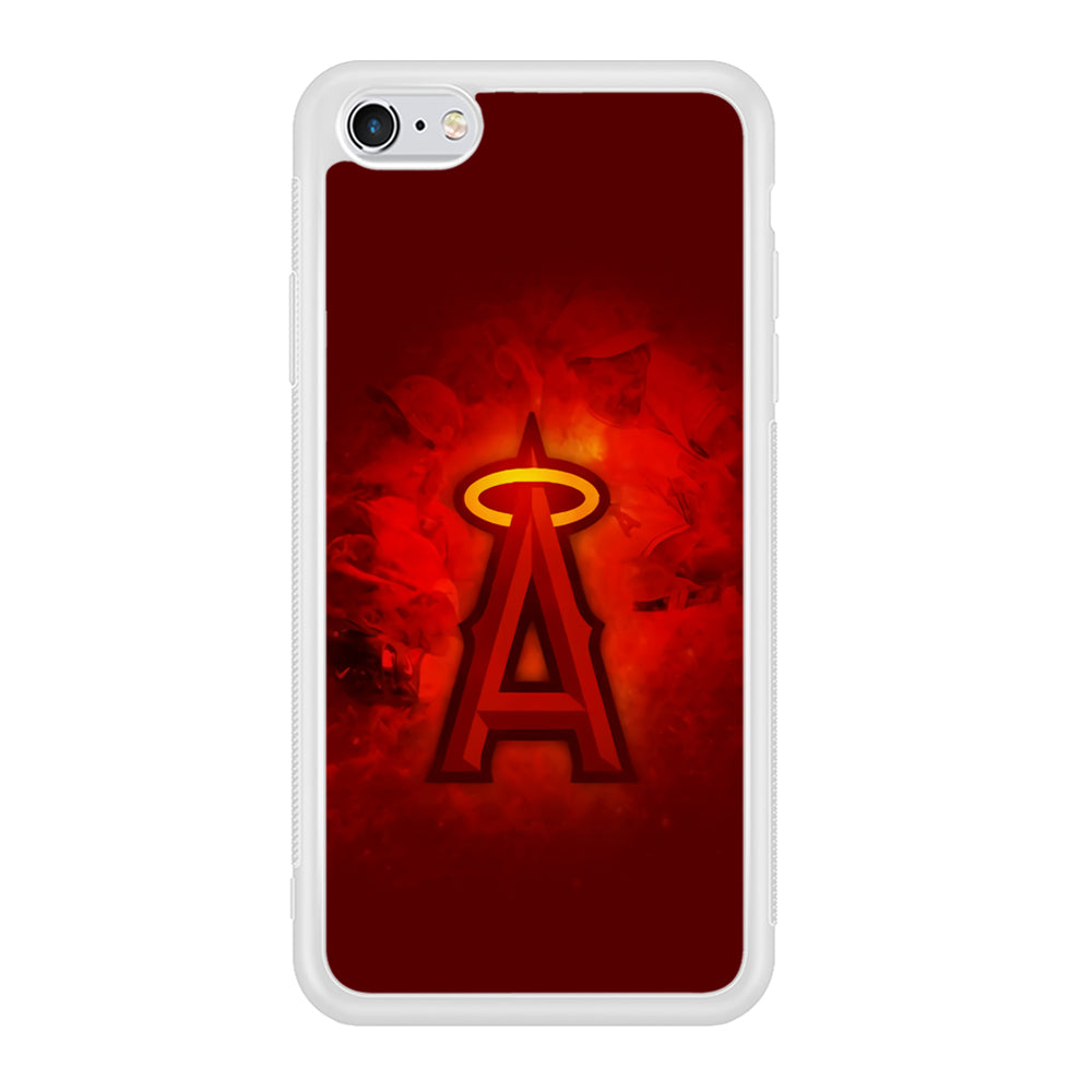 Baseball Los Angeles Angels MLB 002 iPhone 6 Plus | 6s Plus Case-Phone Case-Rubber White (2D Case)-Altracase