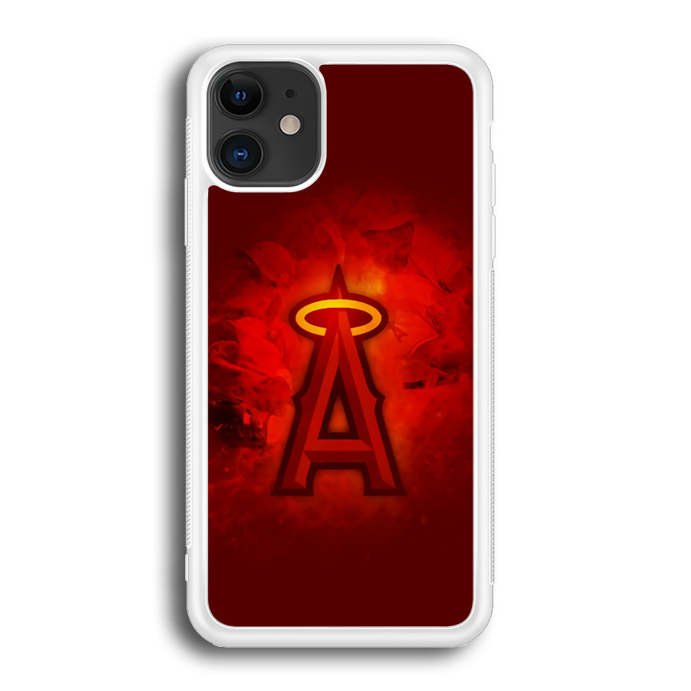 Baseball Los Angeles Angels MLB 002 iPhone 12 Case-Phone Case-Rubber White (2D Case)-Altracase