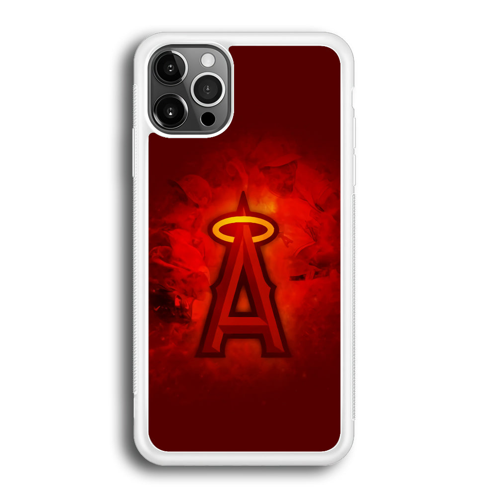 Baseball Los Angeles Angels MLB 002 iPhone 12 Pro Case-Phone Case-Rubber White (2D Case)-Altracase