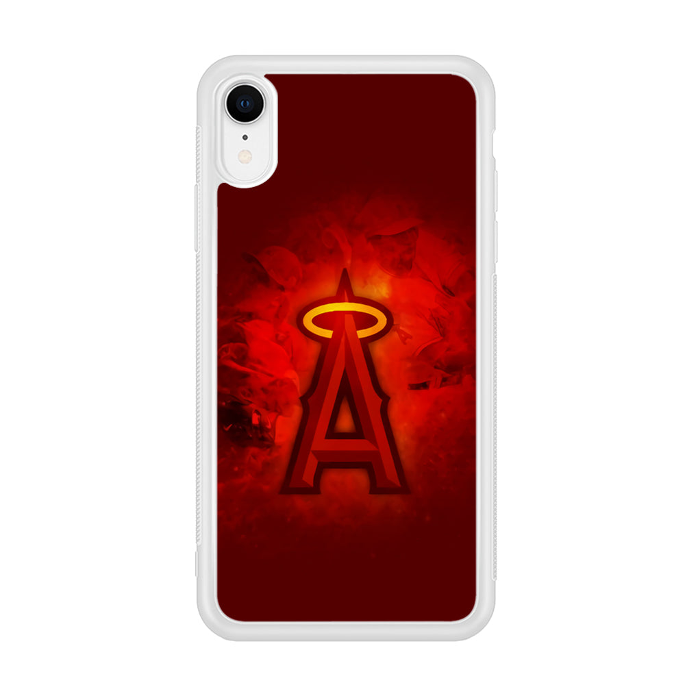 Baseball Los Angeles Angels MLB 002 iPhone XR Case-Phone Case-Rubber White (2D Case)-Altracase