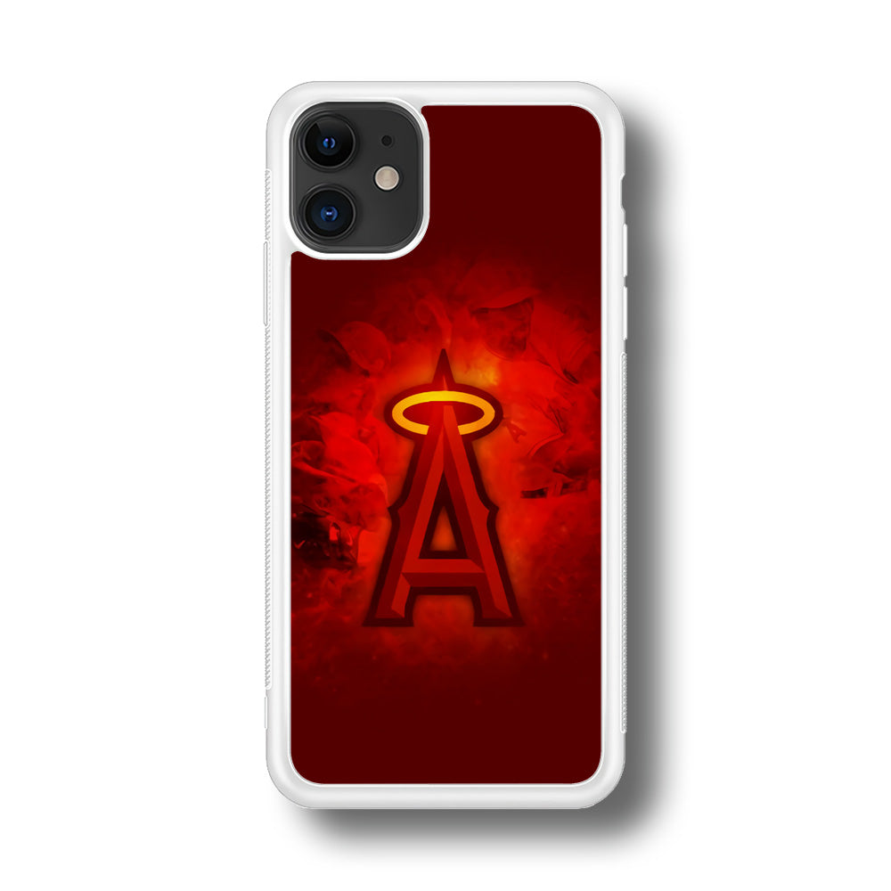 Baseball Los Angeles Angels MLB 002 iPhone 11 Case-Phone Case-Rubber White (2D Case)-Altracase