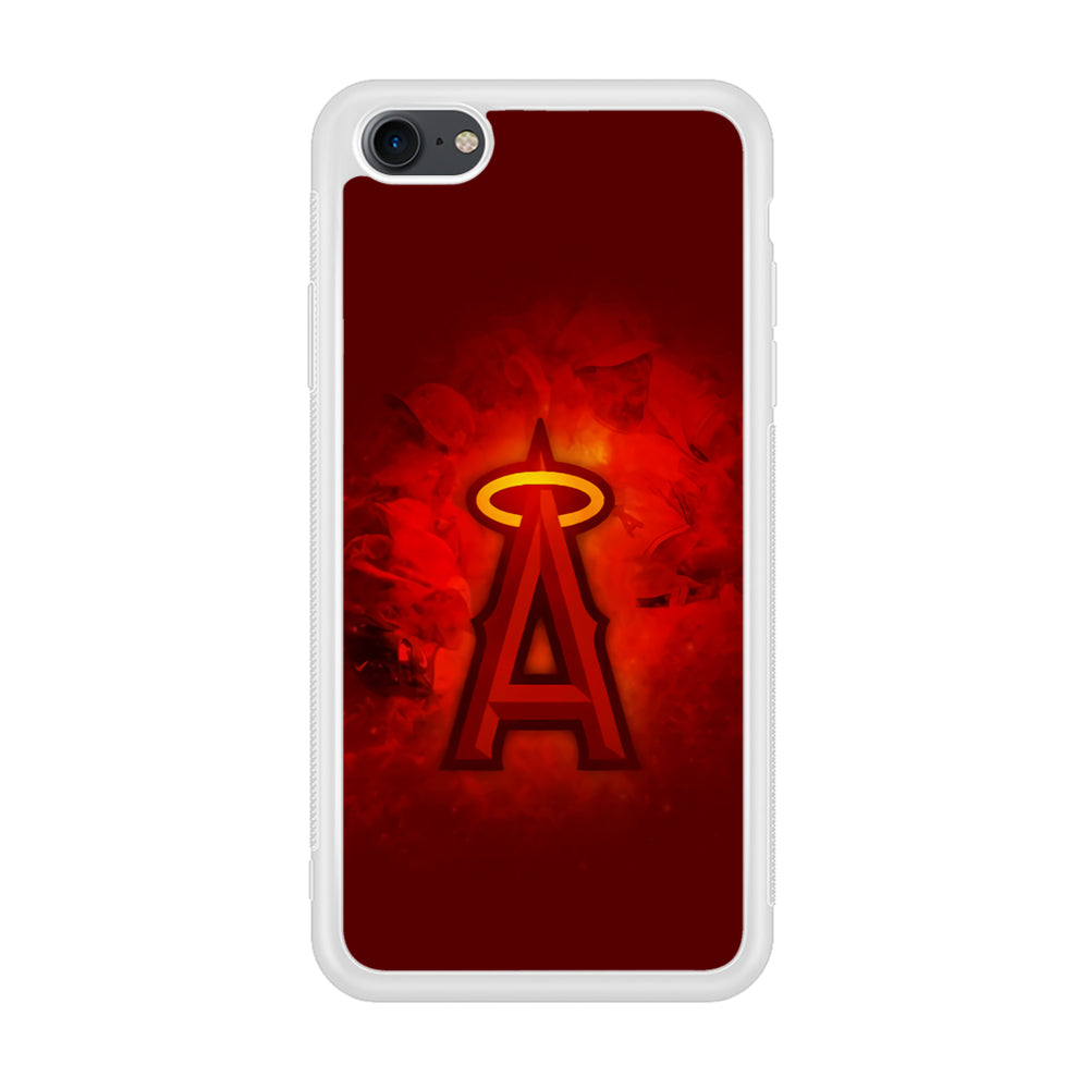 Baseball Los Angeles Angels MLB 002 iPhone 7 Case-Phone Case-Rubber White (2D Case)-Altracase