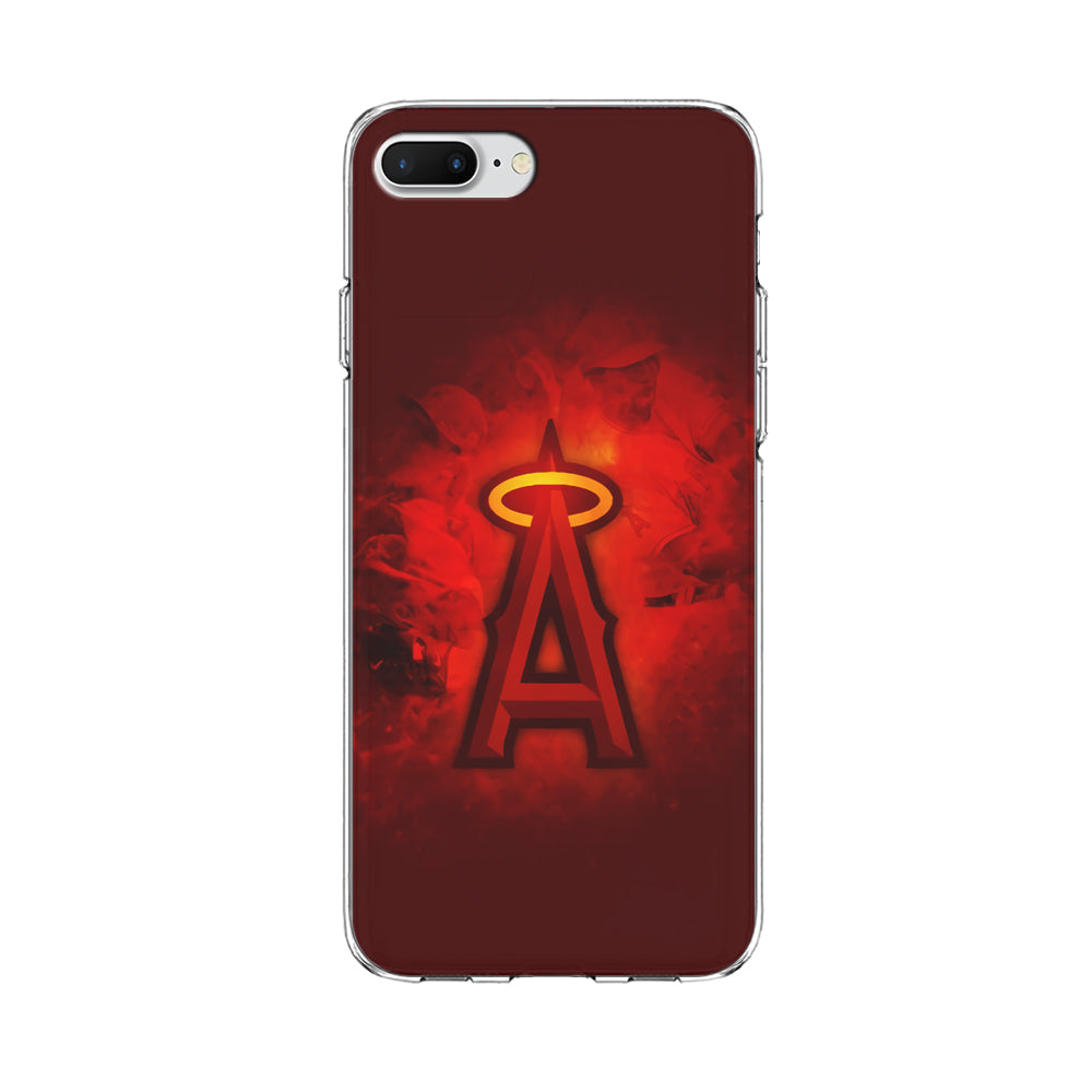 Baseball Los Angeles Angels MLB 002 iPhone 8 Plus Case-Phone Case-Clear Soft Case-Altracase