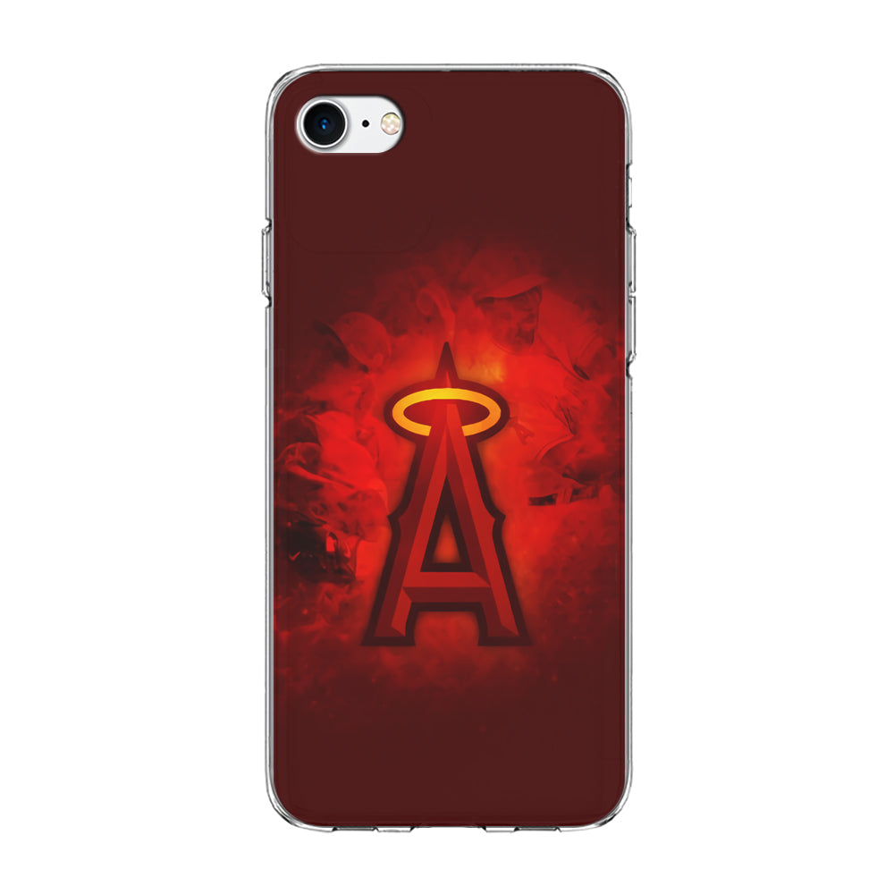 Baseball Los Angeles Angels MLB 002 iPhone SE 3 2022 Case-Phone Case-Clear Soft Case-Altracase