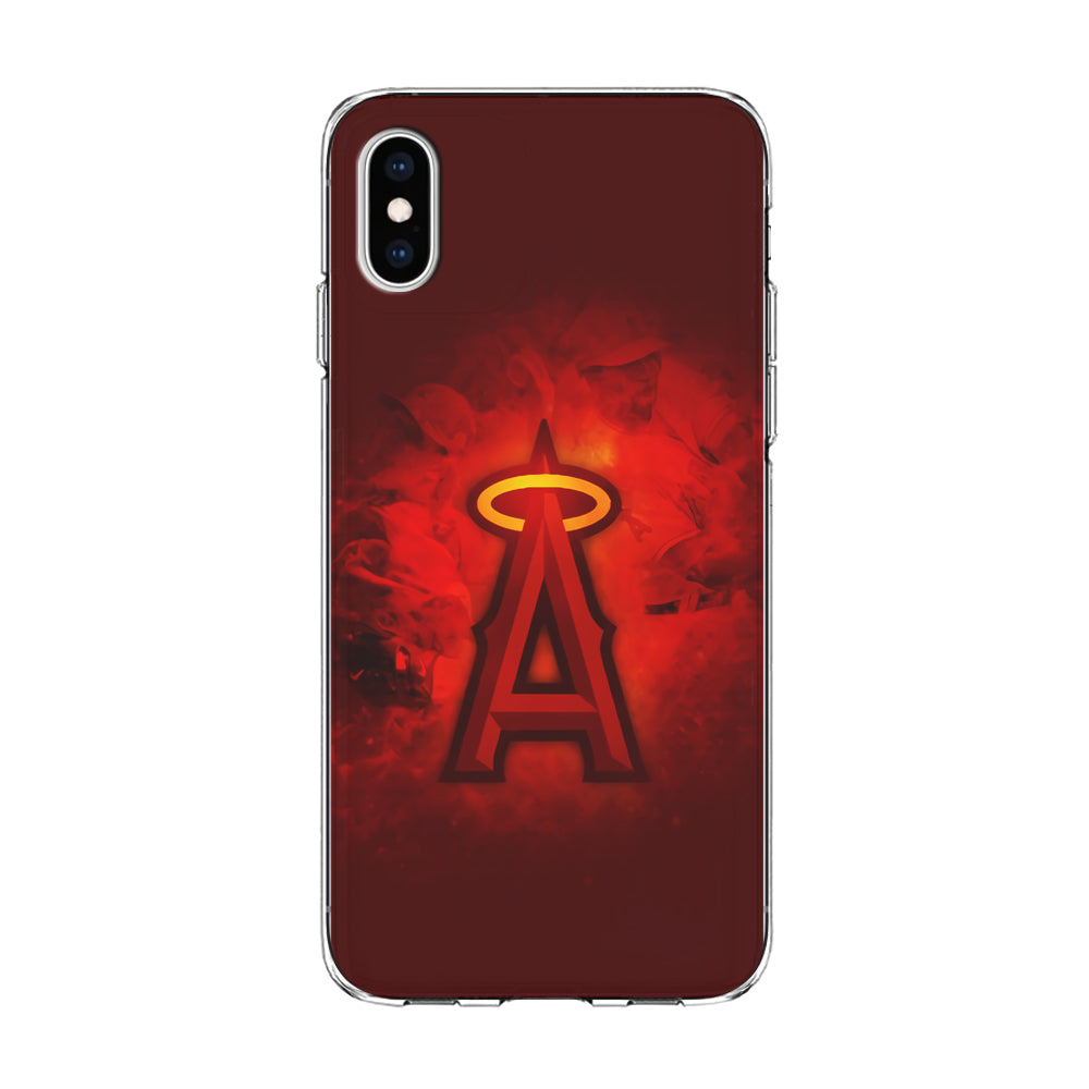 Baseball Los Angeles Angels MLB 002 iPhone Xs Max Case-Phone Case-Clear Soft Case-Altracase