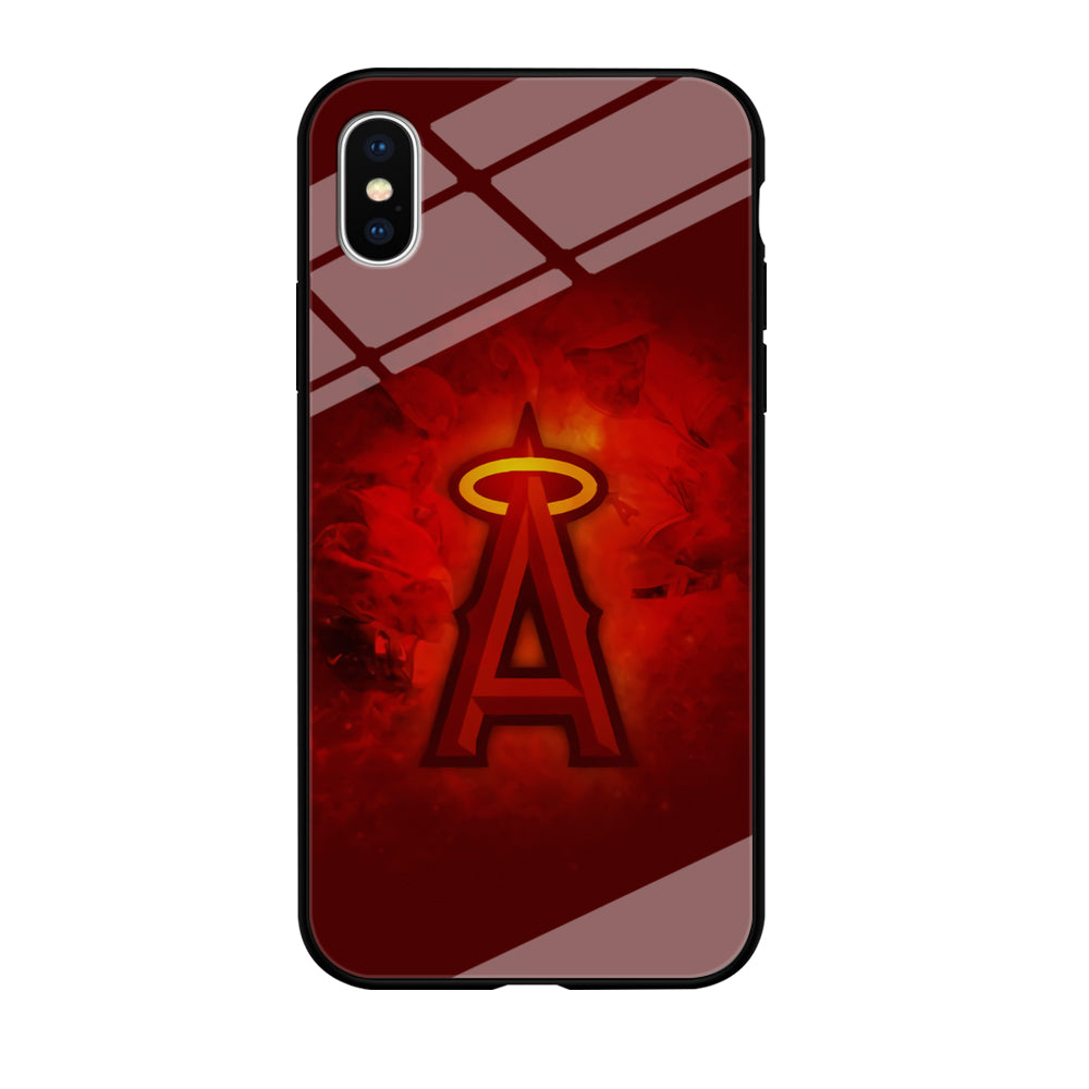 Baseball Los Angeles Angels MLB 002 iPhone Xs Max Case-Phone Case-Tempered Glass Case-Altracase