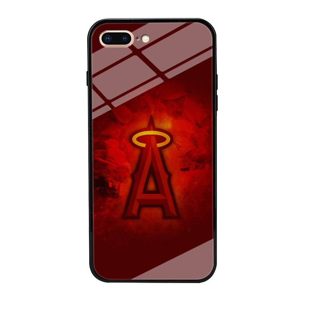 Baseball Los Angeles Angels MLB 002 iPhone 8 Plus Case-Phone Case-Tempered Glass Case-Altracase