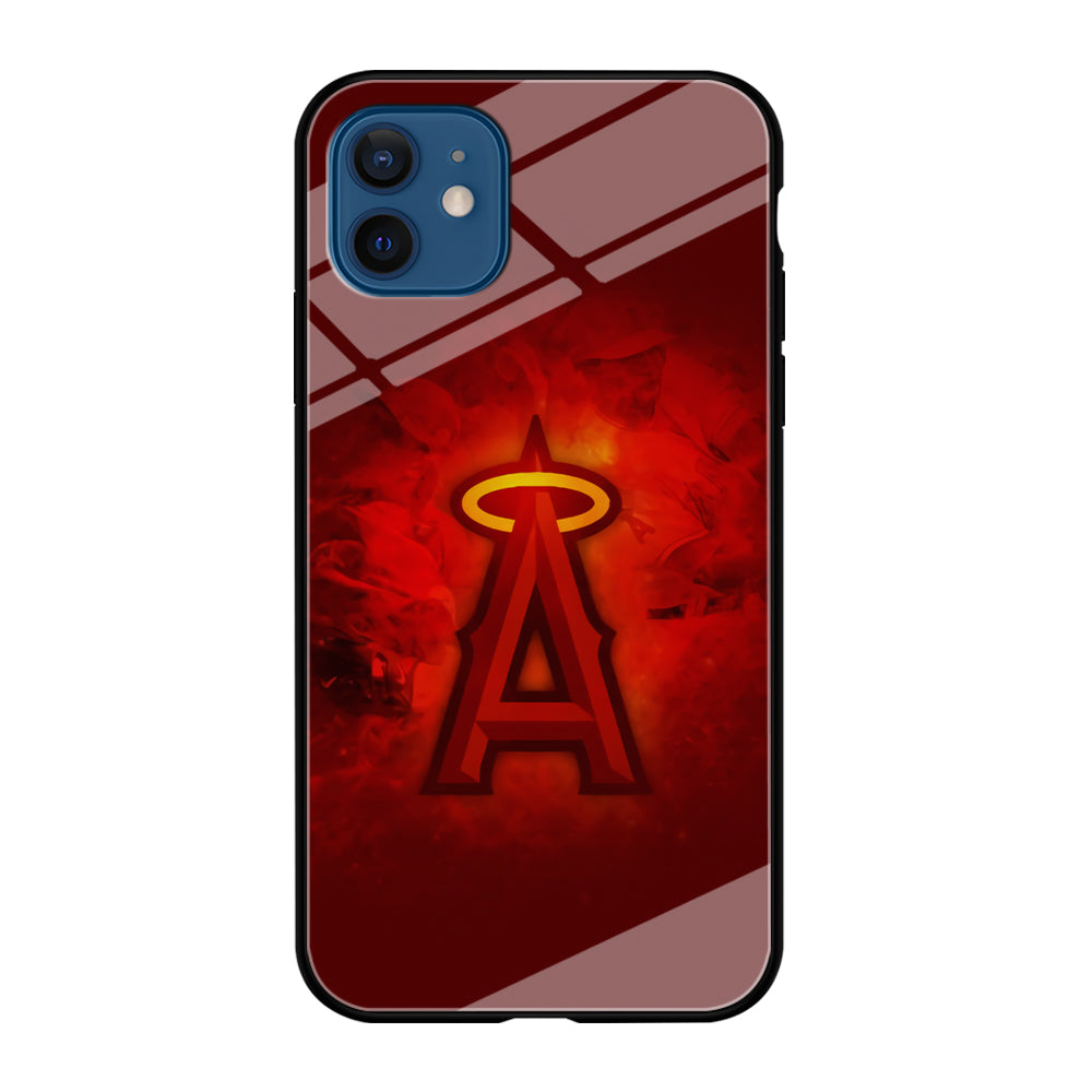 Baseball Los Angeles Angels MLB 002 iPhone 12 Case-Phone Case-Tempered Glass Case-Altracase