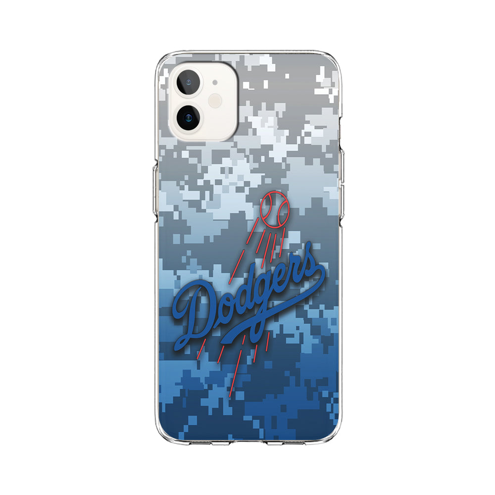 Baseball Los Angeles Dodgers MLB 001 iPhone 12 Mini Case-Phone Case-Clear Soft Case-Altracase