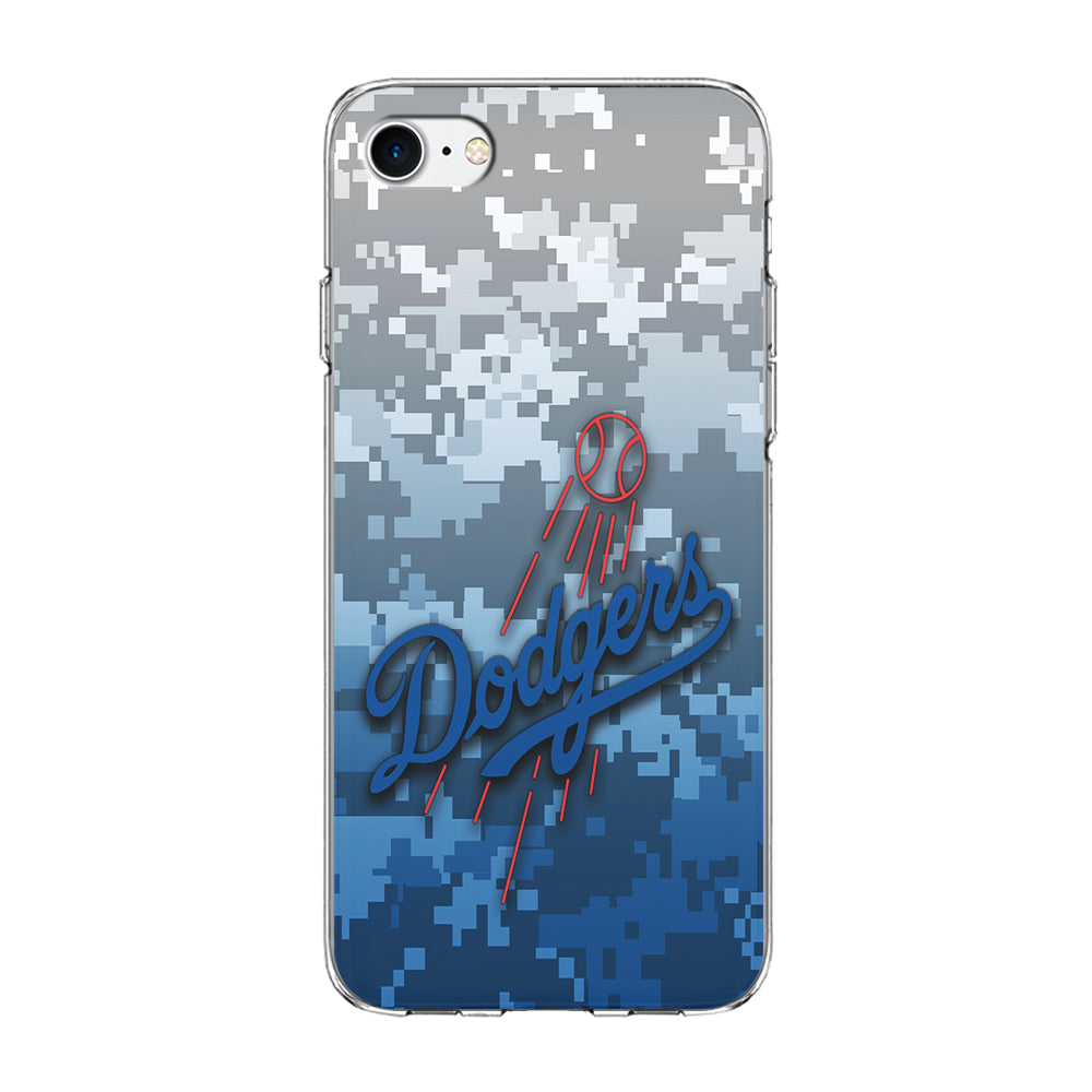 Baseball Los Angeles Dodgers MLB 001 iPhone 7 Case-Phone Case-Clear Soft Case-Altracase
