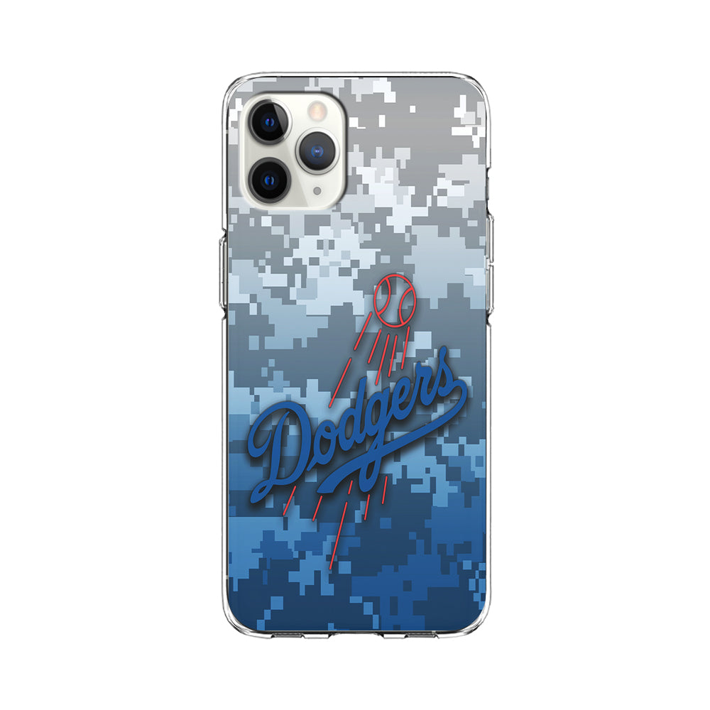 Baseball Los Angeles Dodgers MLB 001 iPhone 11 Pro Max Case-Phone Case-Clear Soft Case-Altracase