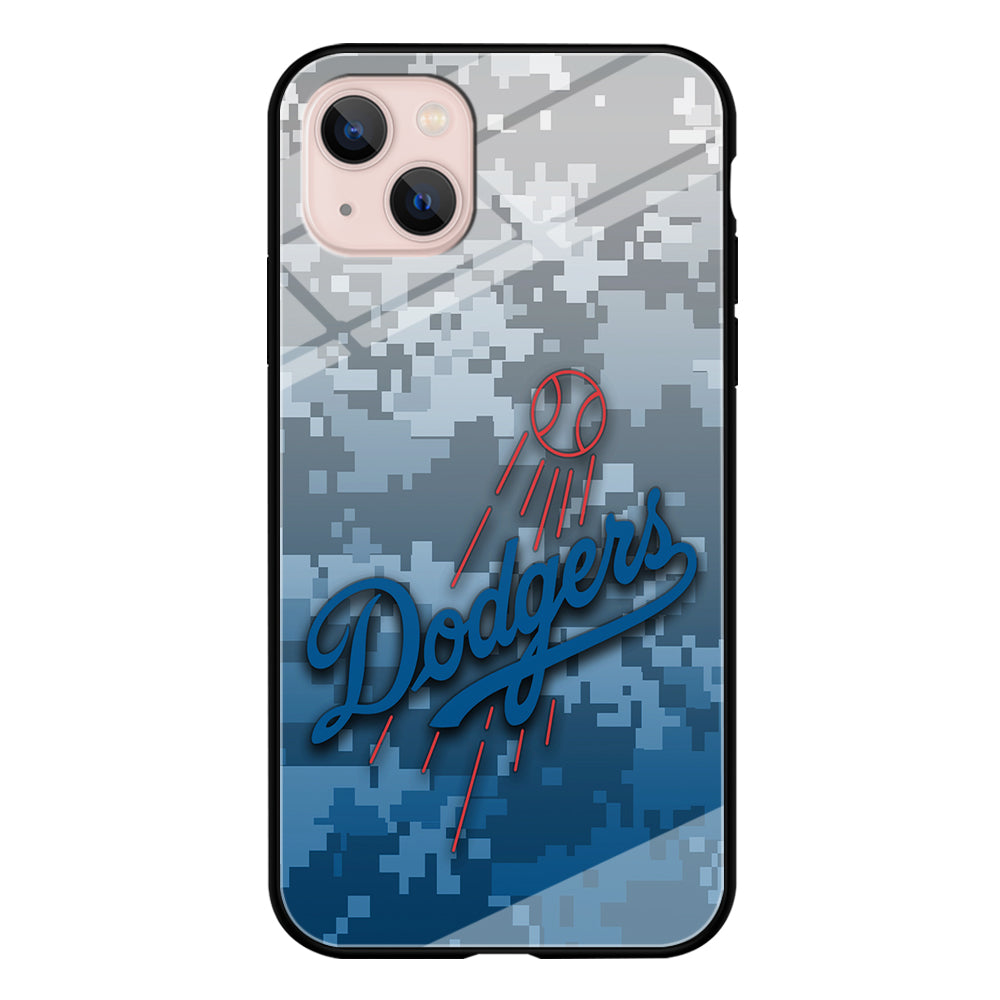 Baseball Los Angeles Dodgers MLB 001 iPhone 13 Case-Phone Case-Tempered Glass Case-Altracase