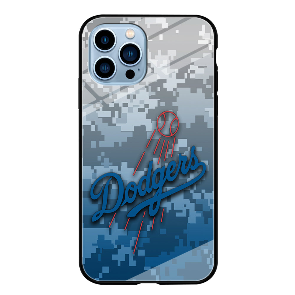 Baseball Los Angeles Dodgers MLB 001 iPhone 15 Pro Max Case-Phone Case-Tempered Glass Case-Altracase