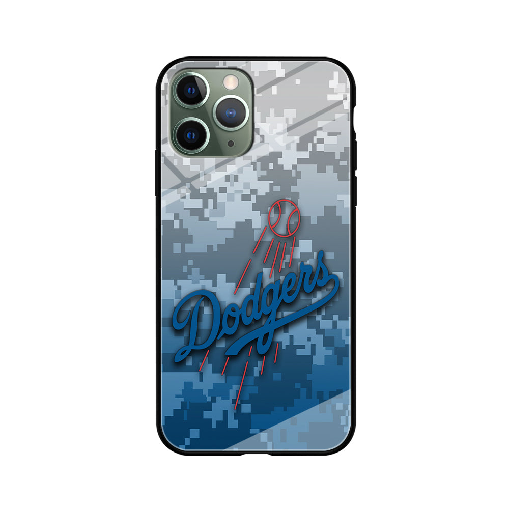 Baseball Los Angeles Dodgers MLB 001 iPhone 11 Pro Max Case-Phone Case-Tempered Glass Case-Altracase