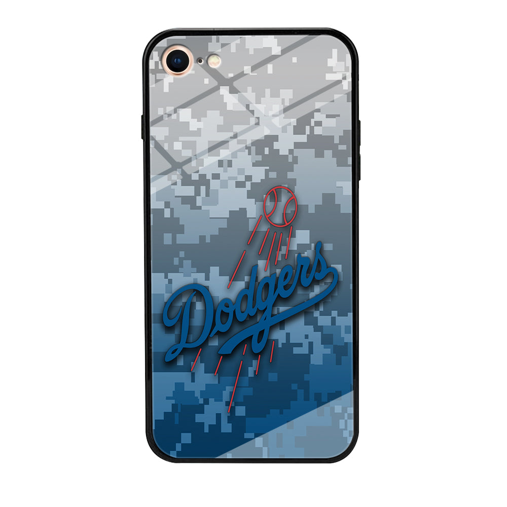 Baseball Los Angeles Dodgers MLB 001 iPhone 8 Case-Phone Case-Tempered Glass Case-Altracase