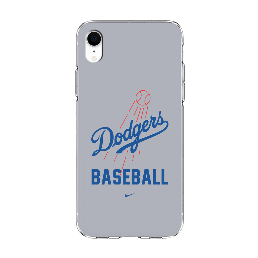 Baseball Los Angeles Dodgers MLB 002 iPhone XR Case-Phone Case-Clear Soft Case-Altracase