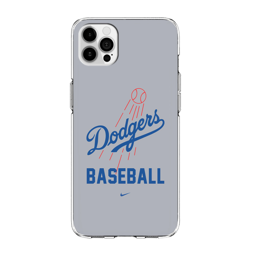 Baseball Los Angeles Dodgers MLB 002 iPhone 15 Pro Max Case-Phone Case-Clear Soft Case-Altracase