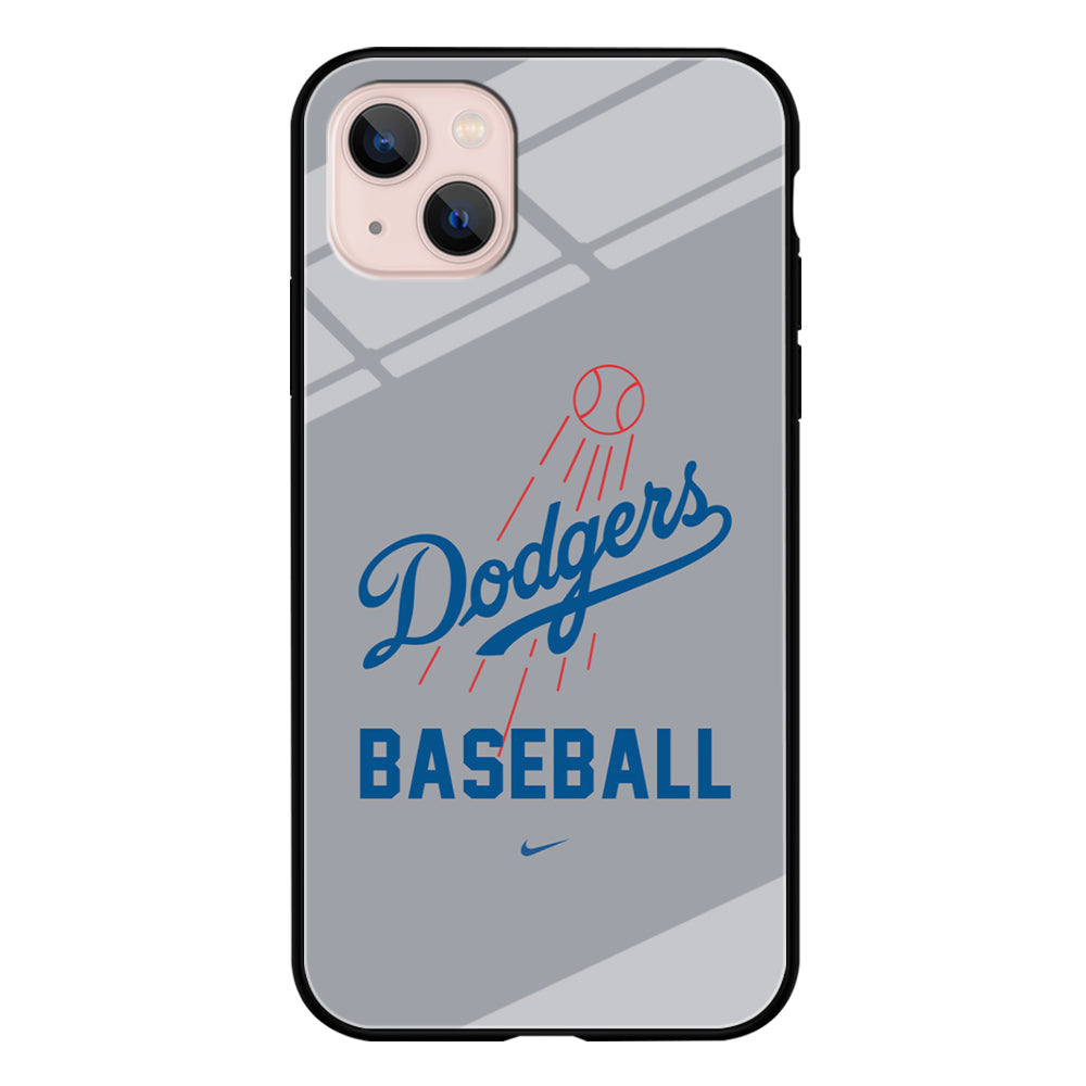 Baseball Los Angeles Dodgers MLB 002 iPhone 13 Mini Case-Phone Case-Tempered Glass Case-Altracase