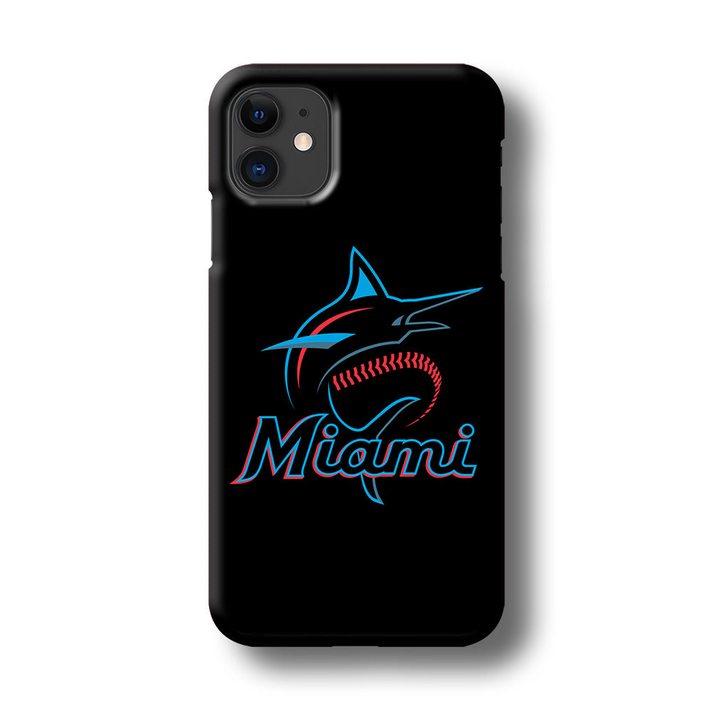 Baseball Miami Marlins MLB 001 iPhone 11 Case-Phone Case-3D Case-Altracase