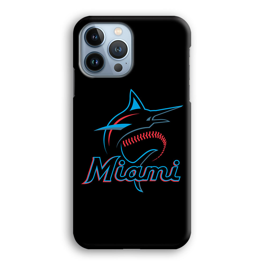 Baseball Miami Marlins MLB 001 iPhone 15 Pro Case-Phone Case-3D Case-Altracase