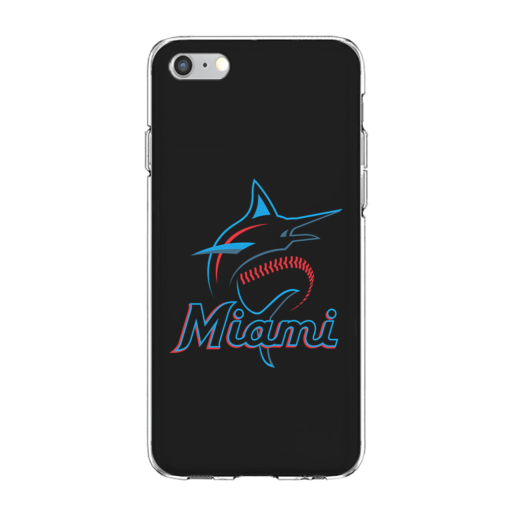 Baseball Miami Marlins MLB 001 iPhone 6 Plus | 6s Plus Case-Phone Case-Clear Soft Case-Altracase