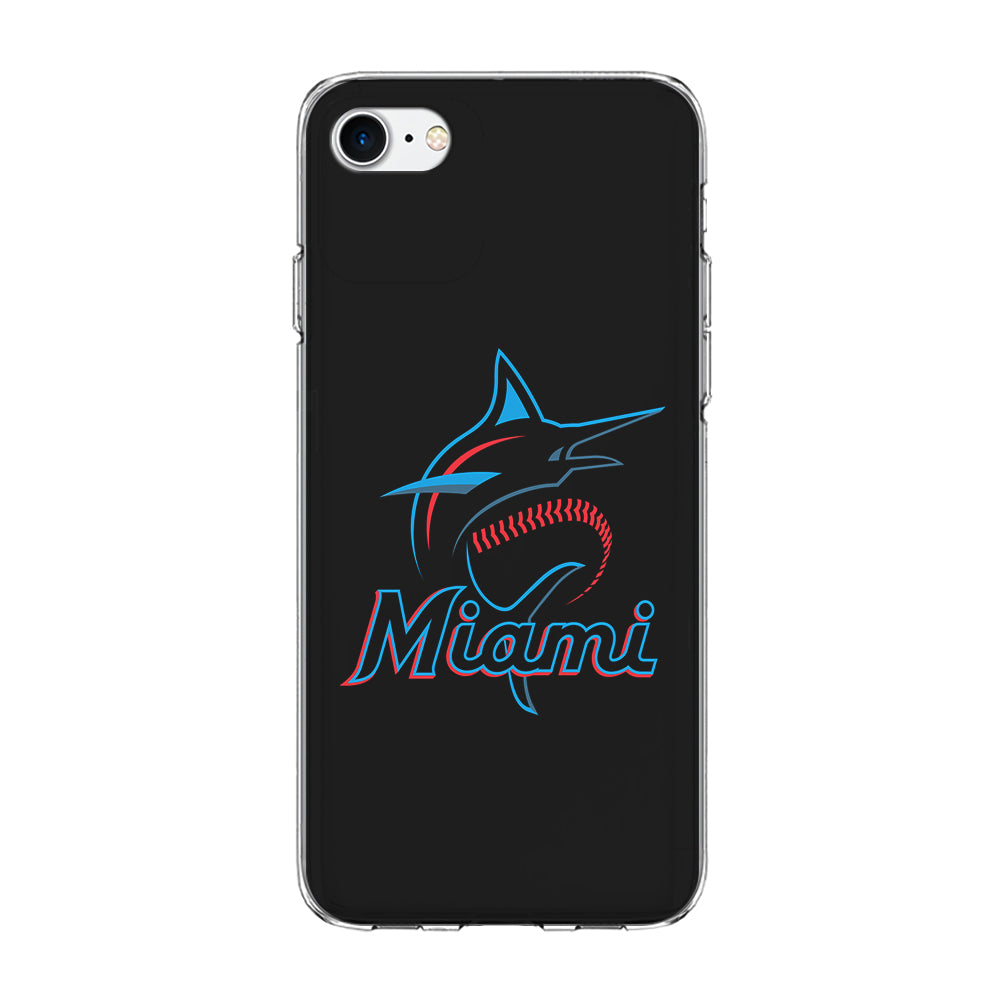 Baseball Miami Marlins MLB 001 iPhone 7 Case-Phone Case-Clear Soft Case-Altracase