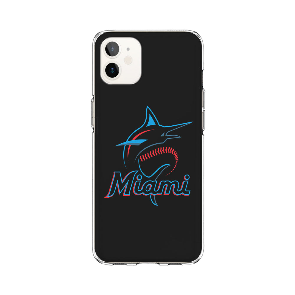 Baseball Miami Marlins MLB 001 iPhone 12 Mini Case-Phone Case-Clear Soft Case-Altracase