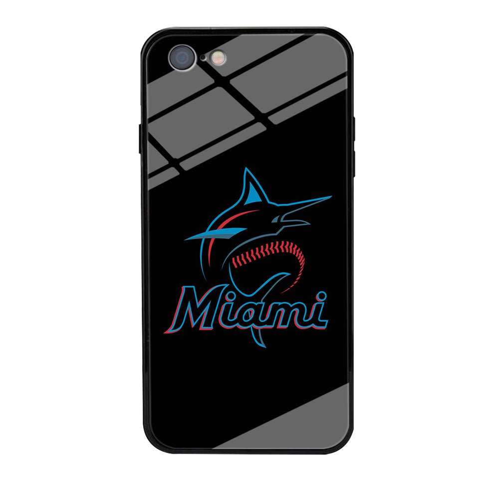 Baseball Miami Marlins MLB 001 iPhone 6 Plus | 6s Plus Case-Phone Case-Tempered Glass Case-Altracase