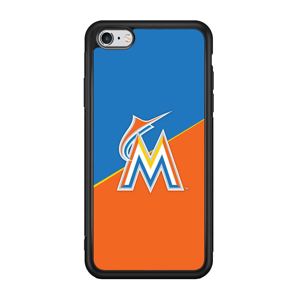 Baseball Miami Marlins MLB 002 iPhone 6 | 6s Case-Phone Case-Rubber Black (2D Case)-Altracase