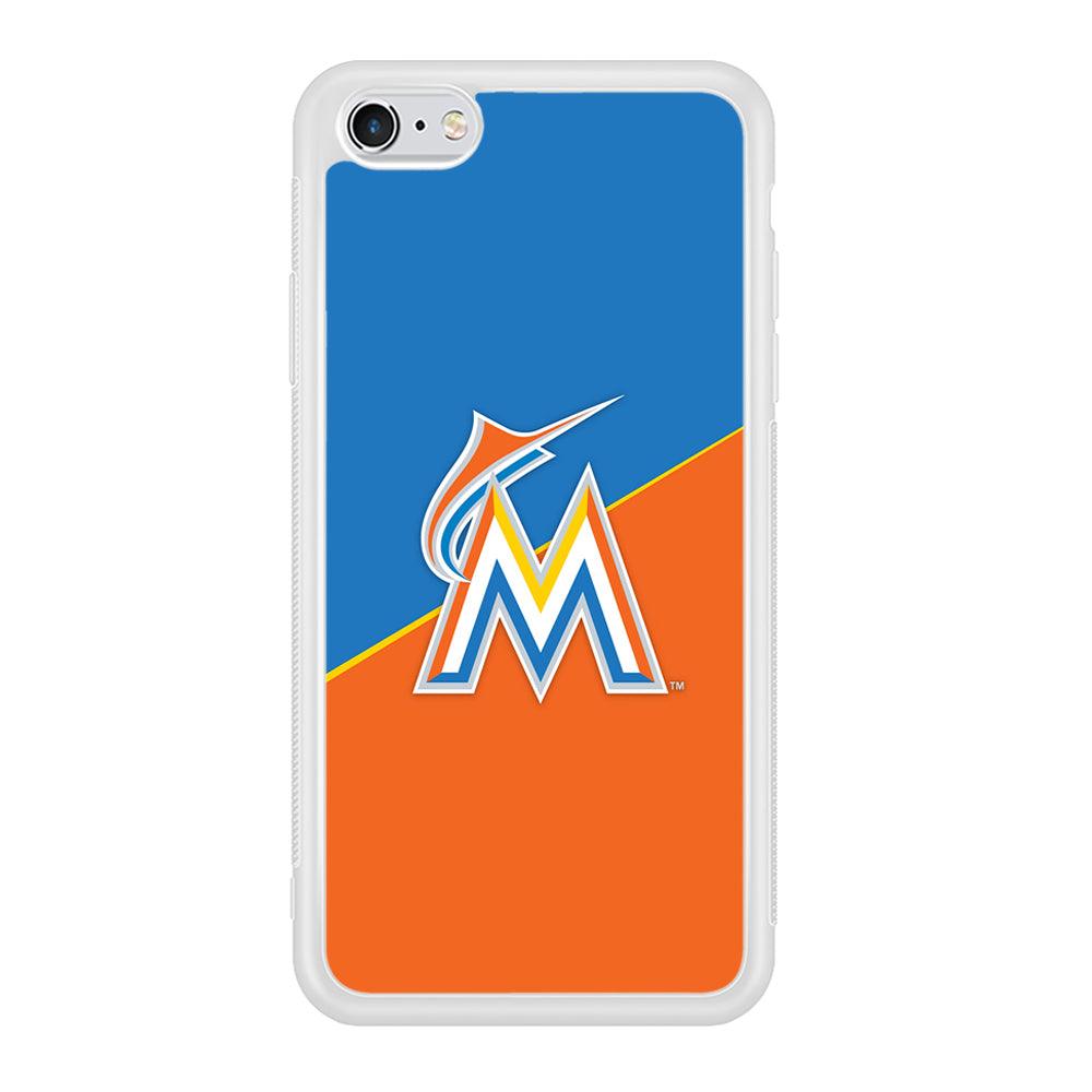 Baseball Miami Marlins MLB 002 iPhone 6 | 6s Case-Phone Case-Rubber White (2D Case)-Altracase