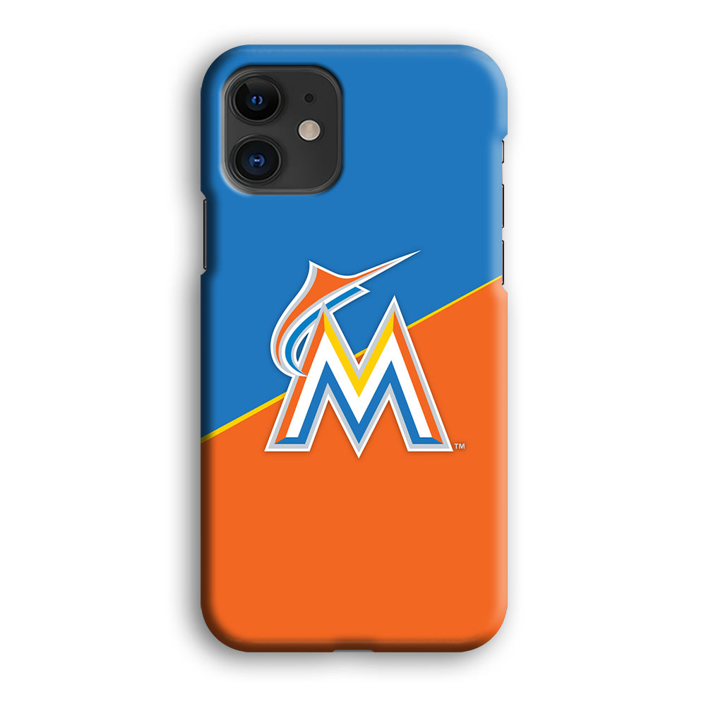 Baseball Miami Marlins MLB 002 iPhone 12 Case-Phone Case-3D Case-Altracase