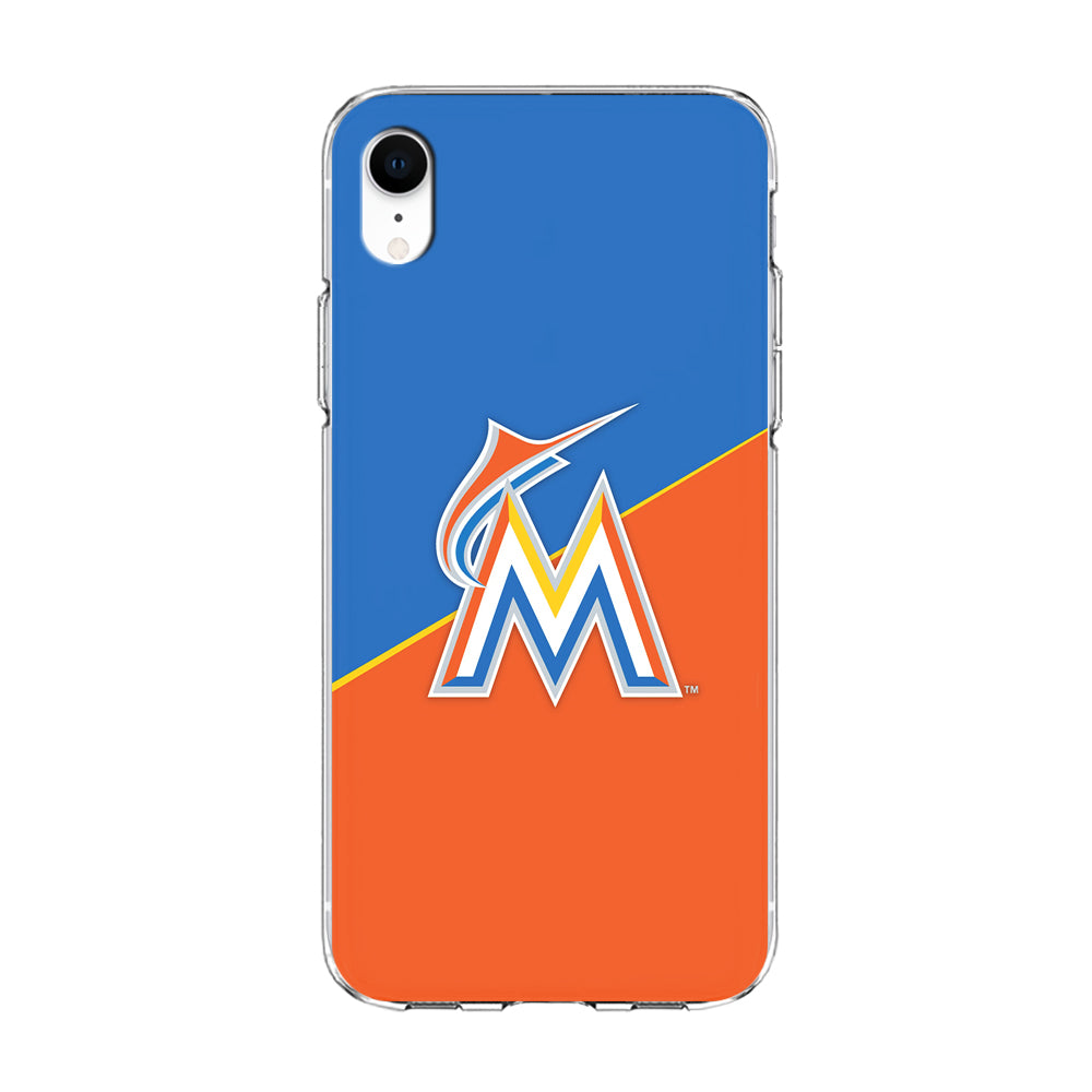 Baseball Miami Marlins MLB 002 iPhone XR Case-Phone Case-Clear Soft Case-Altracase