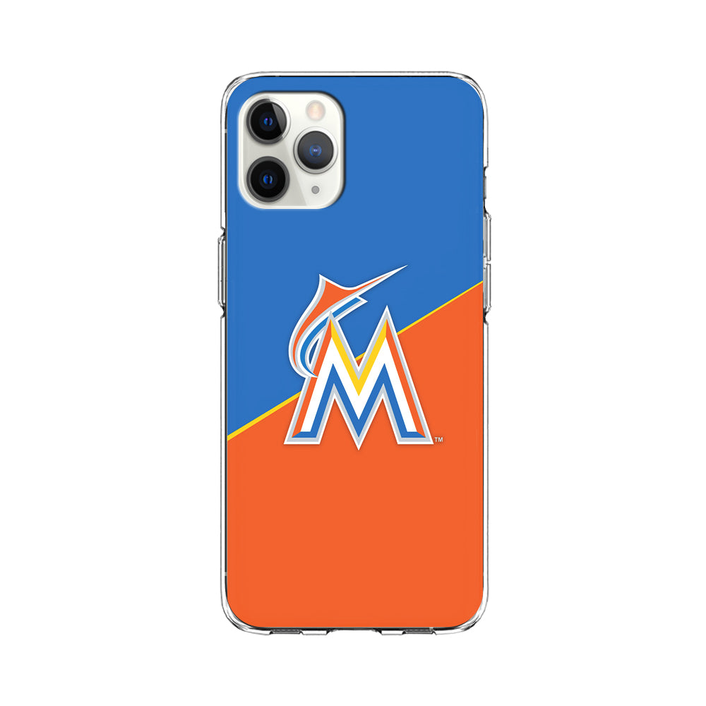 Baseball Miami Marlins MLB 002 iPhone 11 Pro Case-Phone Case-Clear Soft Case-Altracase
