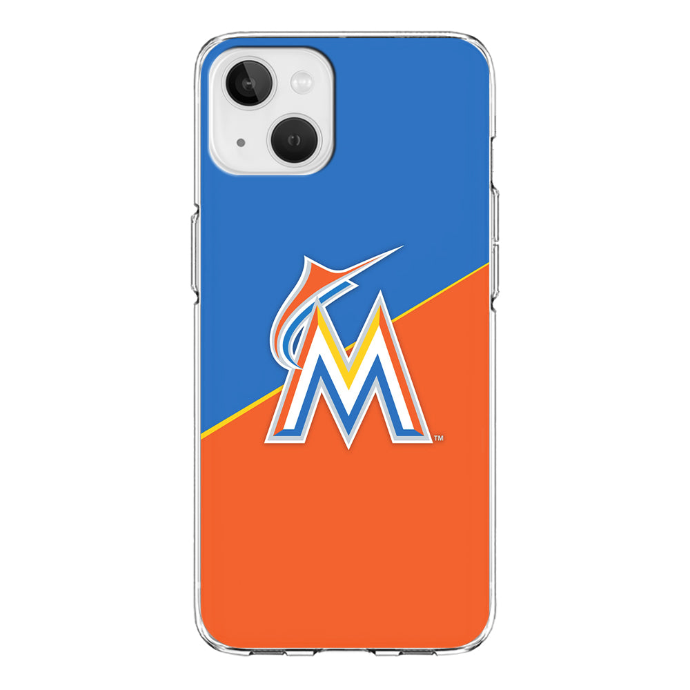 Baseball Miami Marlins MLB 002 iPhone 13 Mini Case-Phone Case-Clear Soft Case-Altracase