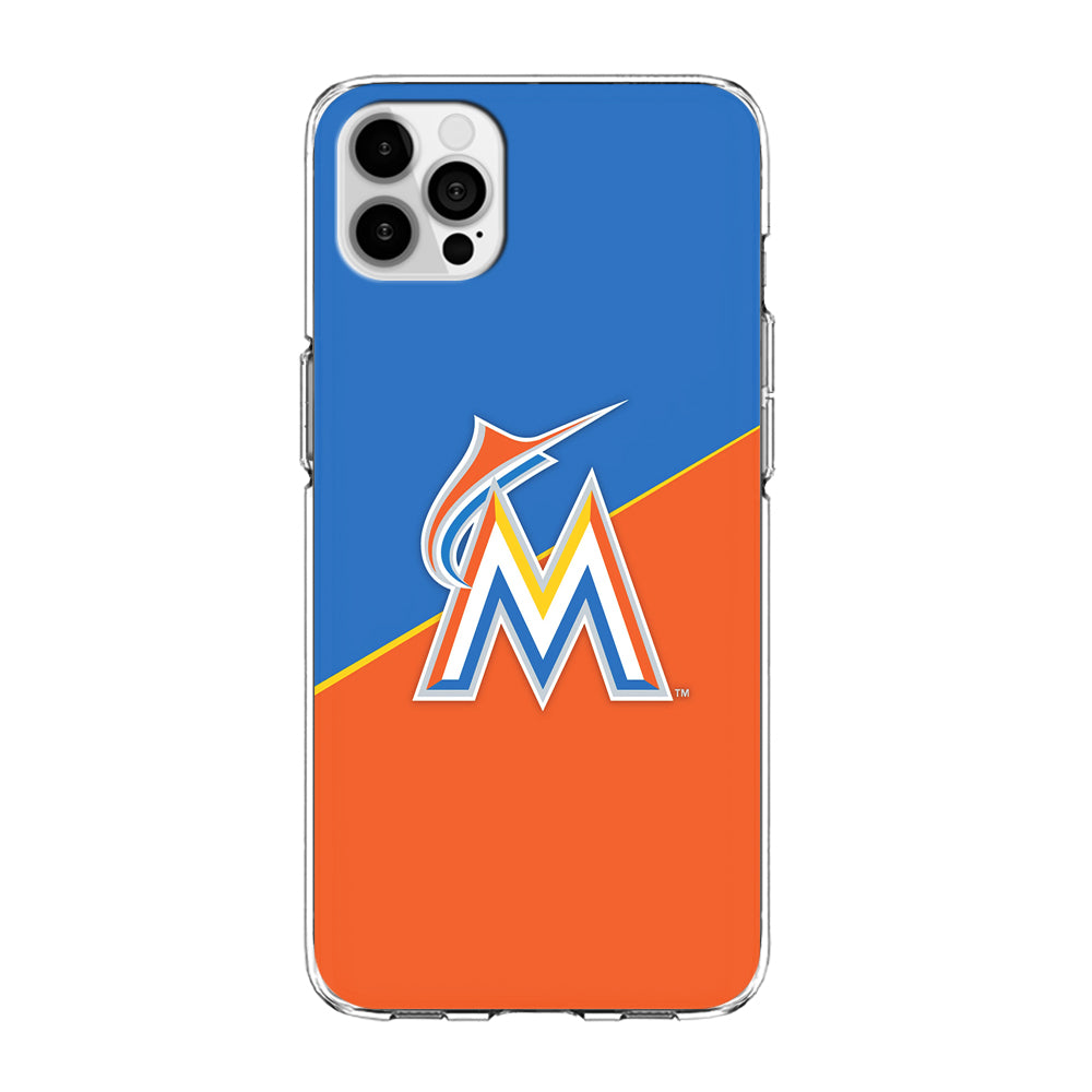 Baseball Miami Marlins MLB 002 iPhone 15 Pro Max Case-Phone Case-Clear Soft Case-Altracase
