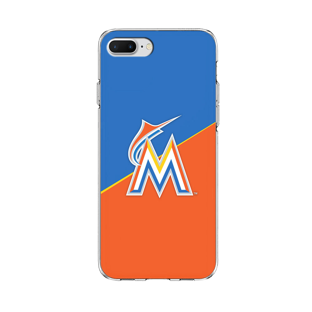 Baseball Miami Marlins MLB 002 iPhone 7 Plus Case-Phone Case-Clear Soft Case-Altracase