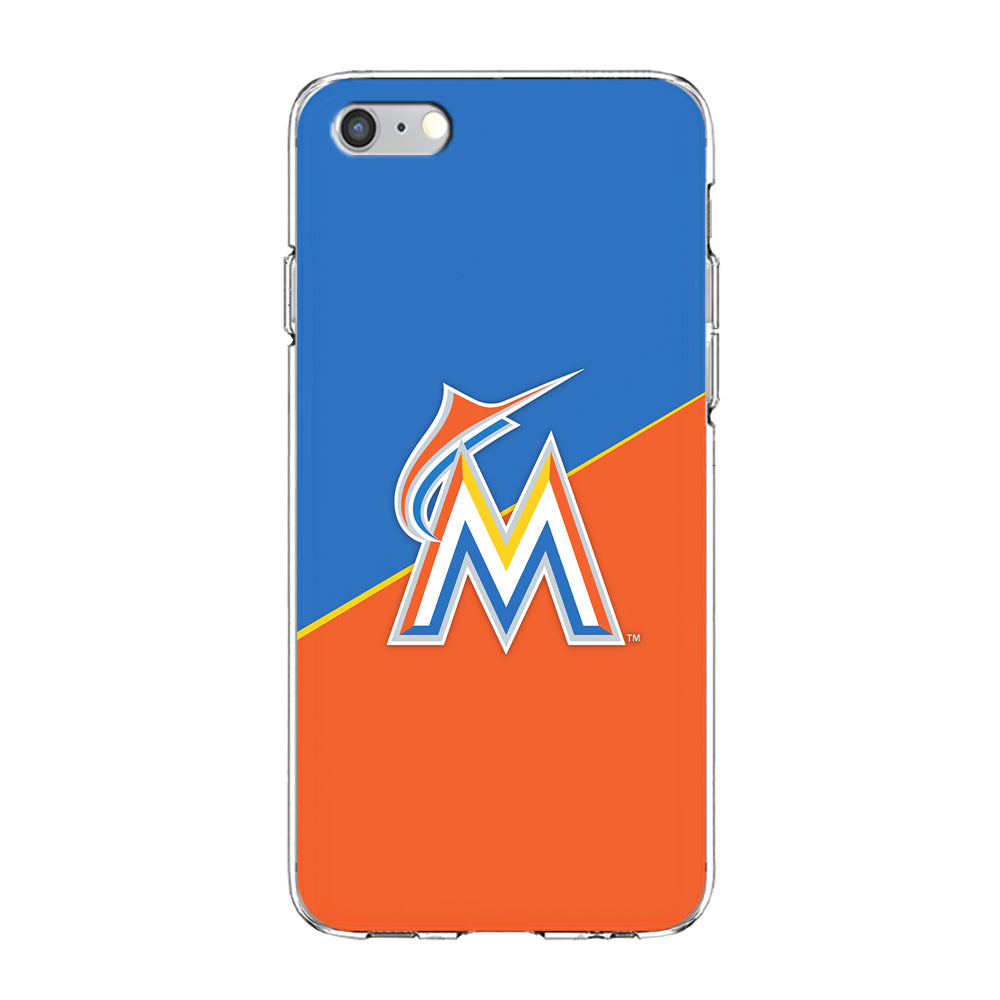 Baseball Miami Marlins MLB 002 iPhone 6 Plus | 6s Plus Case-Phone Case-Clear Soft Case-Altracase