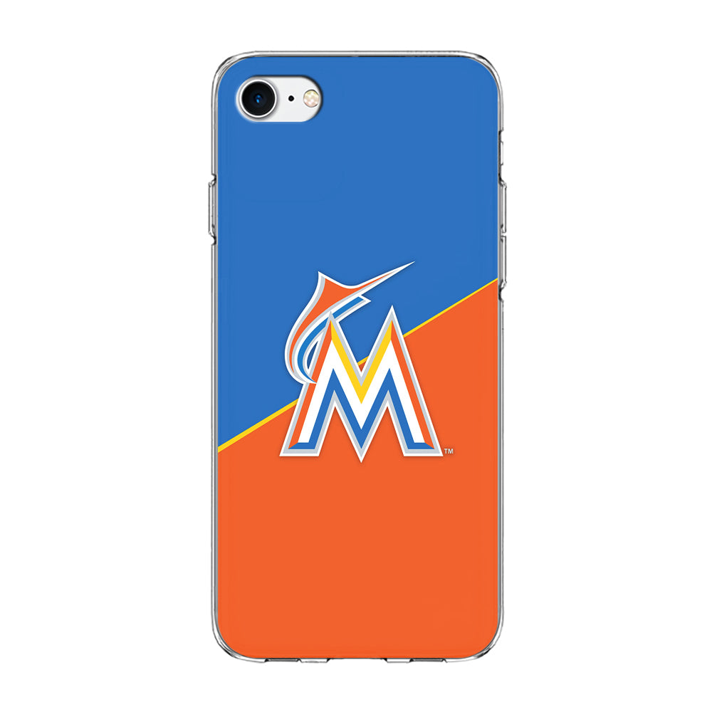 Baseball Miami Marlins MLB 002 iPhone SE 2020 Case-Phone Case-Clear Soft Case-Altracase